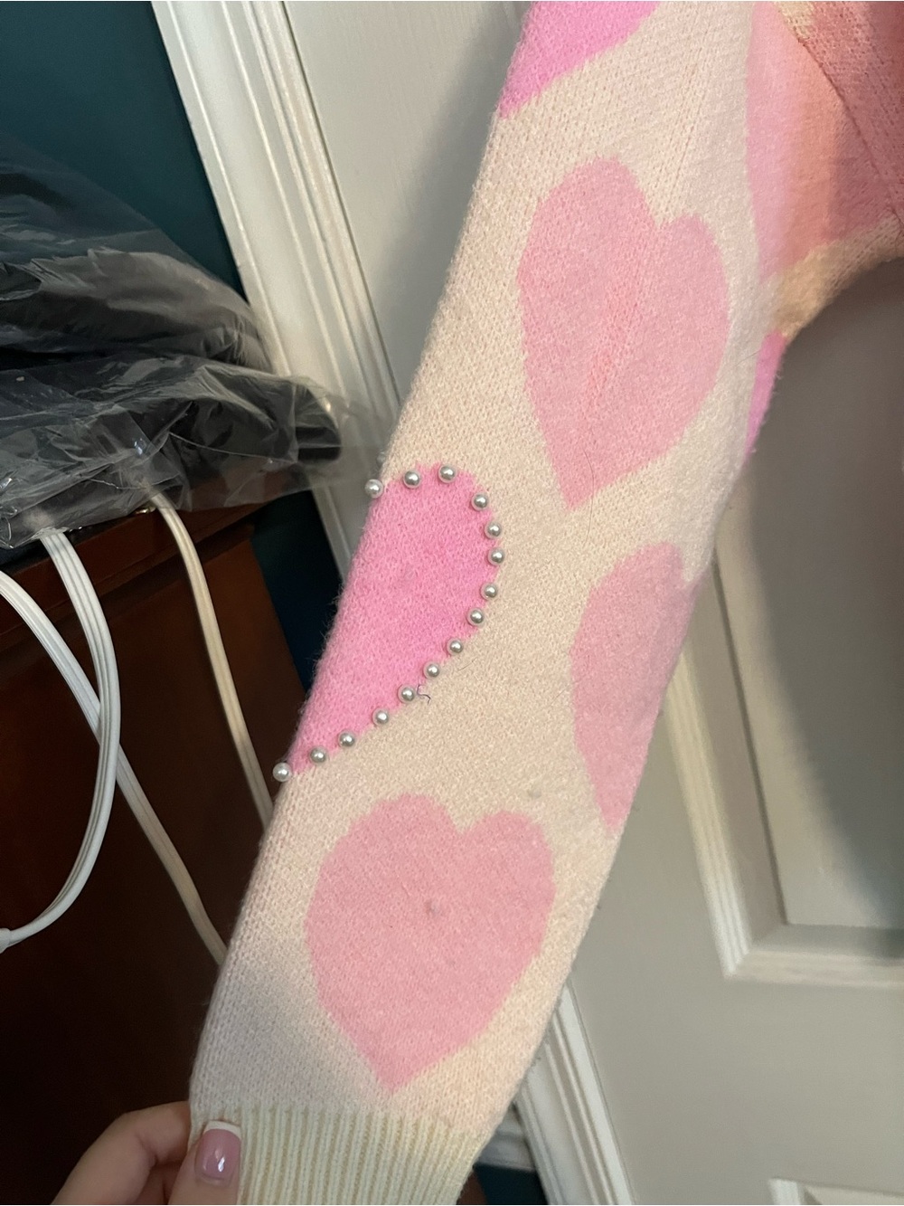 Blu Pepper Pink Heart Sweater - Picture 3 of 8